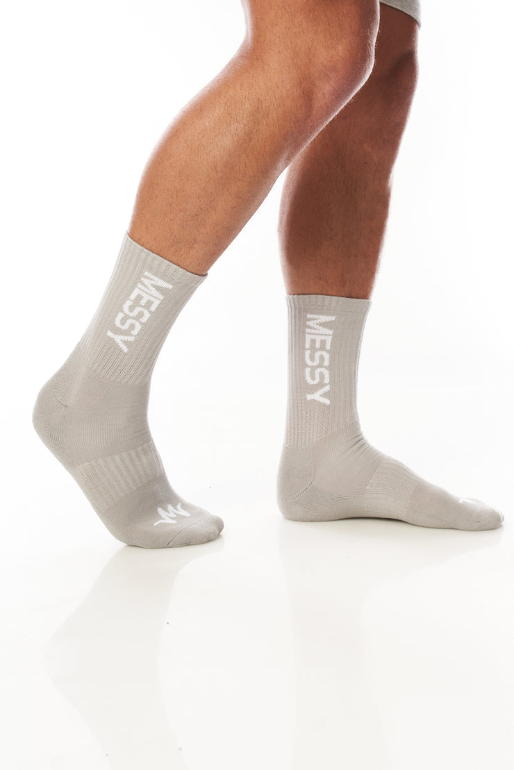 Crafted BPM Messy Nardo Grey Socks